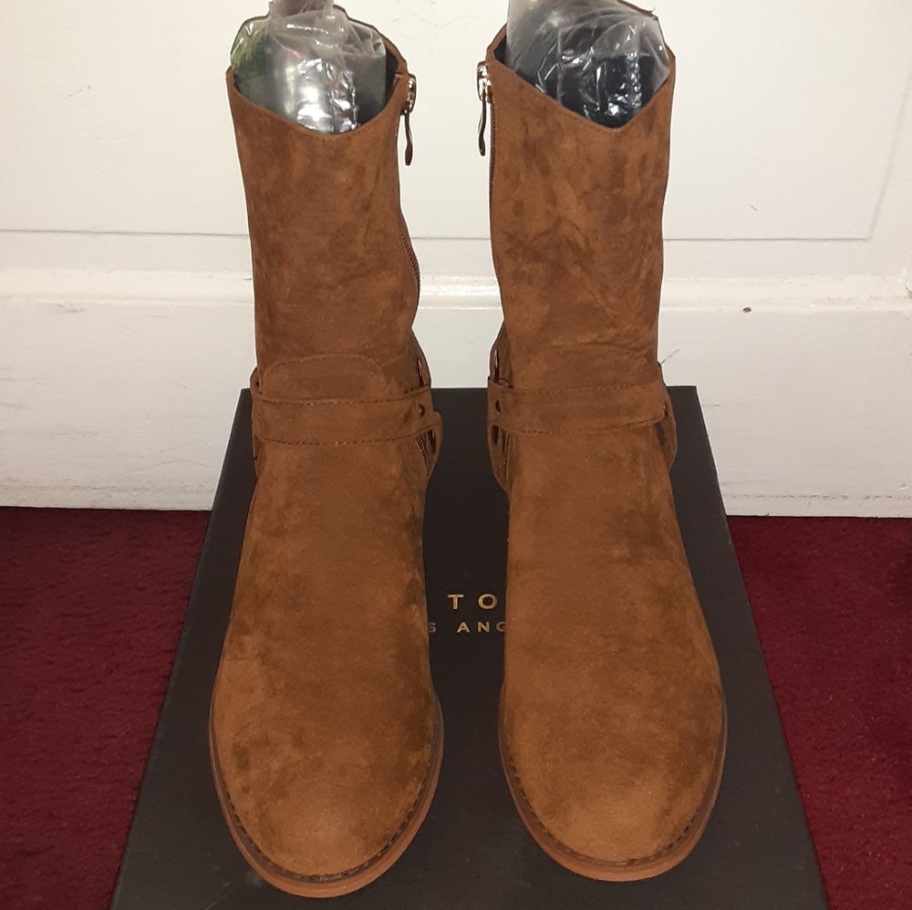 New Men’s Faux Suede mid calf boots